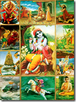 [avataras of Krishna]