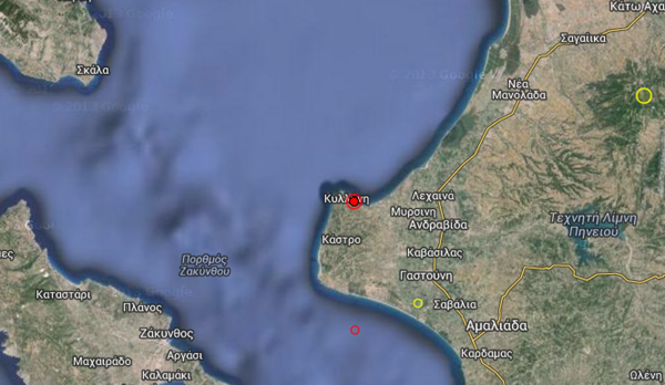 Earthquake   Magnitude 3.7   SOUTHERN GREECE   2014 October 25  06 15 10 UTC