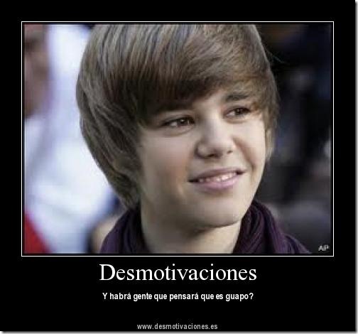 Desmotivaciones Justin Bieber