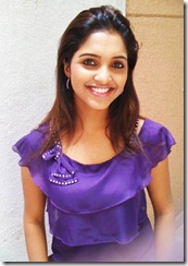 sanchita padukone in blue dress