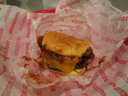 Last but not least: behold Good Stuff Eatery's award-winning Coletti's Smokehouse Burger.  It disappeared from the earth seconds after this photo was taken.