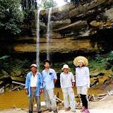 Photograph 7: In front of a waterfall in the middle Anap River region