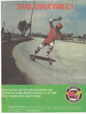 Bruce in a Parkrider Logan 5 wheel ad.
