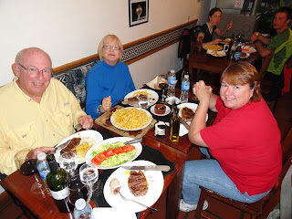 Dinner at El Boliche was out of this world - steaks, fries, grilled cheese and more...