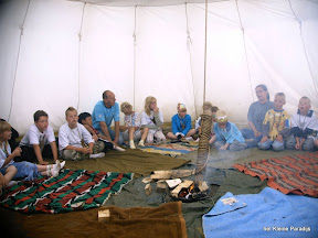 "Het kleine Paradijs" schoolreisje tipi indianenhut