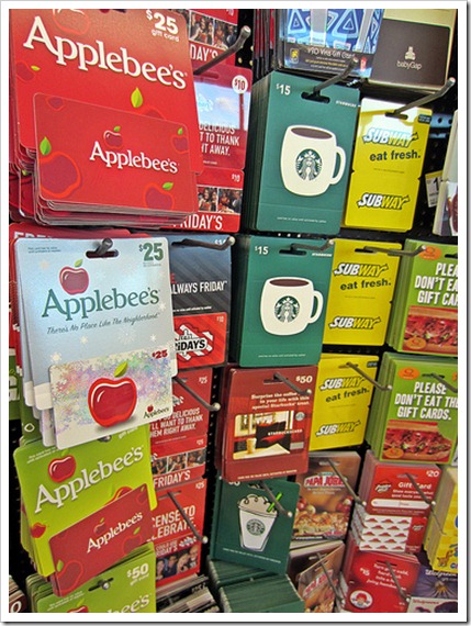 restaurant gift cards