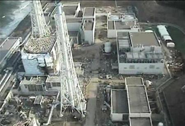 Tokyo Electric Power (TEPCO) Co.'s crippled Fukushima Daiichi Nuclear Power Plant is seen in this still image taken from a video shot by an unmanned helicopter on April 10, 2011 and released by TEPCO April 11, 2011, one month after the 9.0 magnitude earthquake and tsunami battered Japan's northeast coast. Credit: Reuters / Tokyo Electric Power Co / Handout