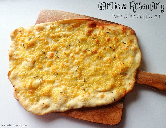 Garlic & Rosemary Two Cheese Pizza 1
