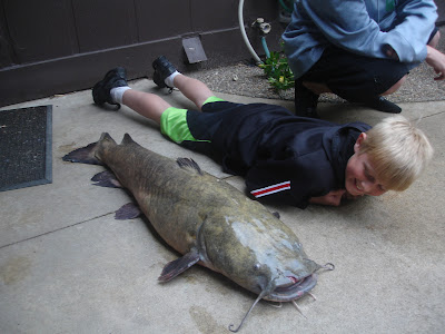 Nate and his big catfish