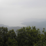 Hazy view from a little way up Jantan summit tower - in good weather you can see Singapore and Malaysia (Daniel Quinn, October 2010)