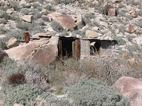 First glimpse of the cattlemen's rock house
