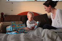 Opening presents with Mummy