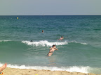 this is me against the waves!
