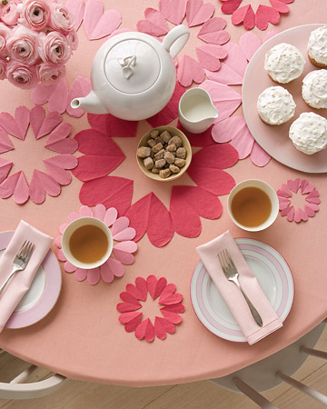 These heart doilies are adorable, fitting, and totally DIY-friendly.
