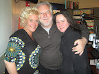 Anne Burrell with Jonathan Waxman and friend.