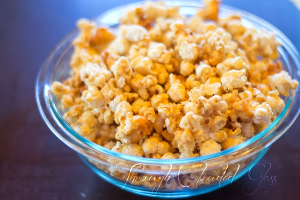White Chocolate Caramel Popcorn Recipe | Through Clouded Glass White Chocolate Caramel Popcorn Recipe | Through Clouded Glass
