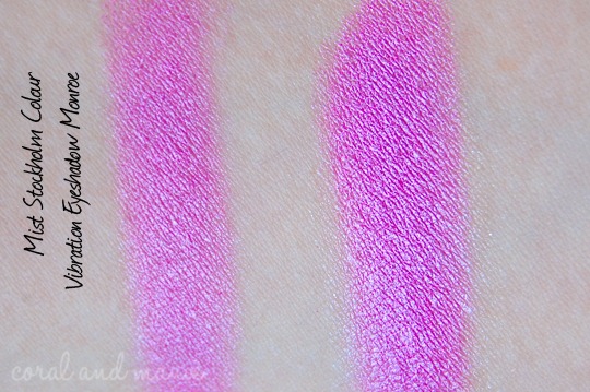 Mist Stockholm Colour Vibration Eyeshadow Monroe Swatch