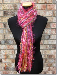 pink multicolor scarf