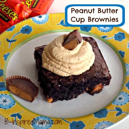 Peanut Butter Cup Brownies 1