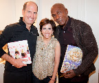 Peter, myself, and event guru Preston Bailey with their new books!