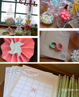 Pinwheel and Pearl Babyshower Printables