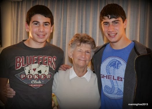 Nick & Bryce with Grandma