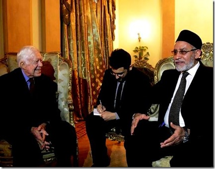 J. Carter-Left M. Badie-Right 2012 J. Carter-Left M. Badie-Right 2012
