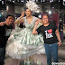 Doing the Korean pose with Janice Vidal at Madame Tussauds in The Peak, Hong Kong