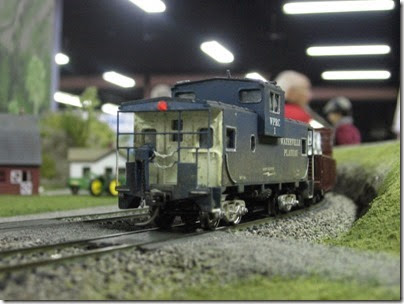 IMG_5524 Waterville Plateau Wide-Vision Caboose #1 on the LK&R HO-Scale Layout at the WGH Show in Portland, OR on February 18, 2007