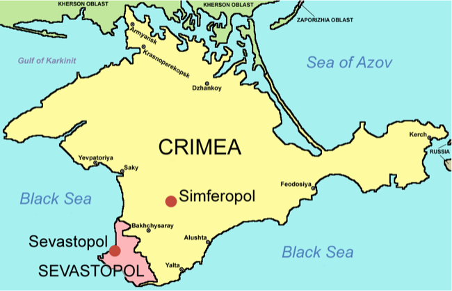 CC Photo Google Image Search Source is upload wikimedia org  Subject is Crimea republic map 2