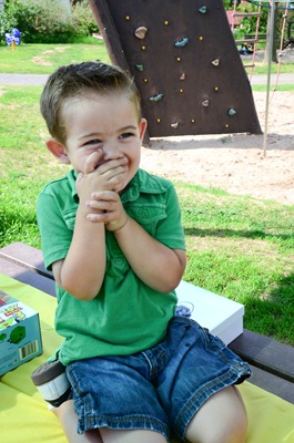 Matthew laughing