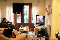 Gerrod helping in the kitchen