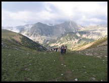 arribant a la Portella Mentet