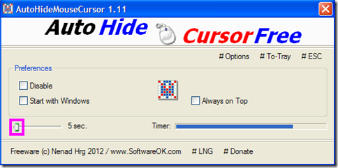 AutoHideMouseCursor