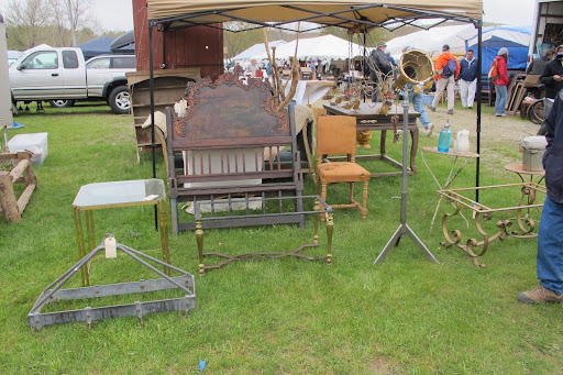 This dealer had an intriguing collection of pieces.