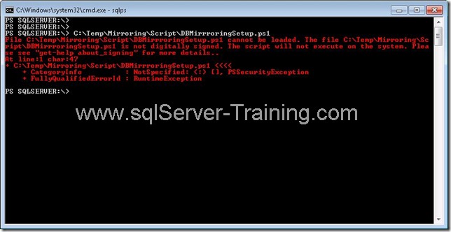 PowerShell script error   File not digitally signed : FIX system signed set executionpolicy set scripts script save remote Powershell Security powershell policy NOT loaded file execution scripts disabled system powershell set policy set executionpolicy remote signed save script cannot loaded because not digitally file execution disabled digitally cannot because  
