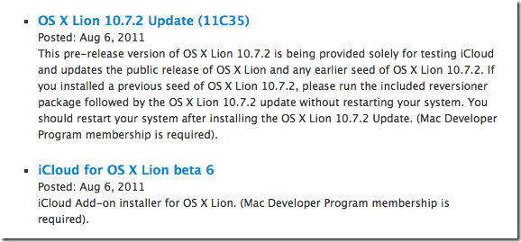 mac os 10.7.2