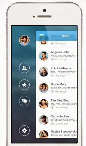 19 increíbles interfaces de aplicaciones móviles hechas para iOS 7 6