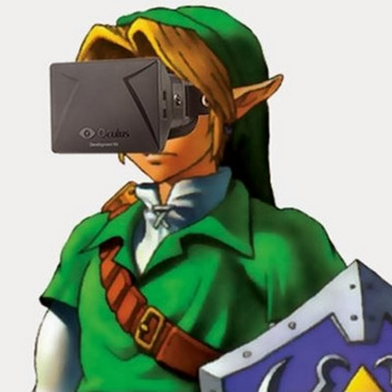 Ocarina of Time, in First-Person-Perspektive, auf dem Oculus Rift Headset