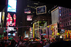 Times Square at night