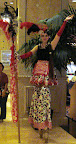 Casino cutie on stilts