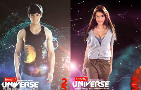 Joseph Marco and Bela Padilla for Bench Universe: The 2012 Denim and Underwear Show