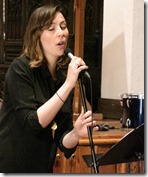 Nina Moffitt at 2012 jazz coffeehouse