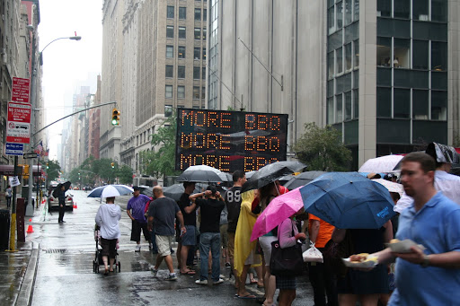 The day's traffic prediction: More BBQ!