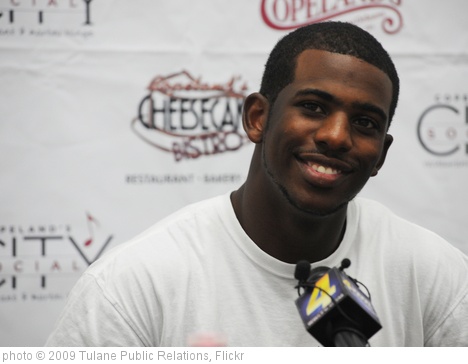 'Chris Paul' photo (c) 2009, Tulane Public Relations - license: http://creativecommons.org/licenses/by/2.0/
