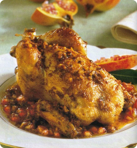 Galletti croccanti con salsa di noce alla melagrana Galletti croccanti con salsa di noce alla melagrana