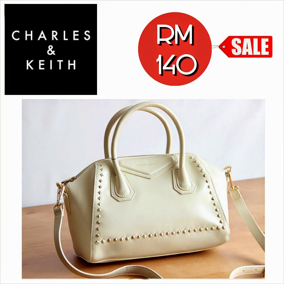 CHARLES & KEITH Bowling Bag (Light Green, Purple Red, Cream, Light Pink & Light Blue) RAYA