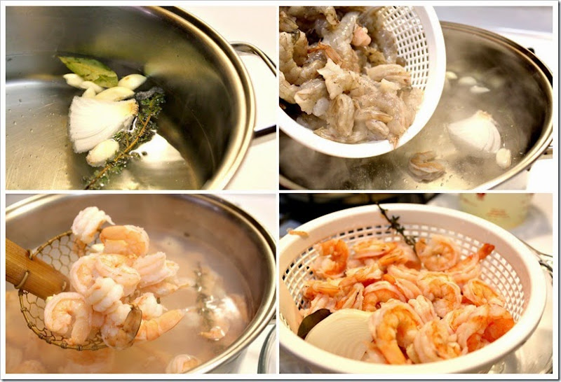 boiling shrimp 