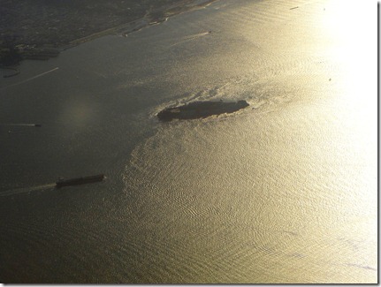 Another shot of Alcatraz in the setting sun.