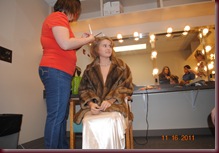 Felix getting hair done